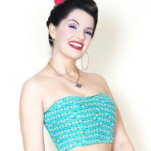 Bernie Dexter bee corset top